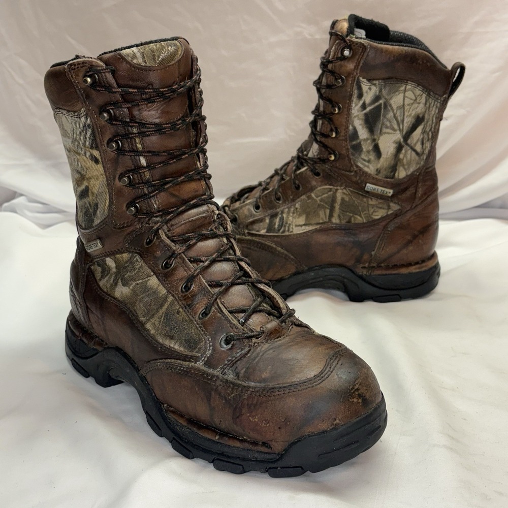 Danner Pronghorn 8" 400 Gram Men's US 9 Hunting Brown Leather Boots Gore-Tex